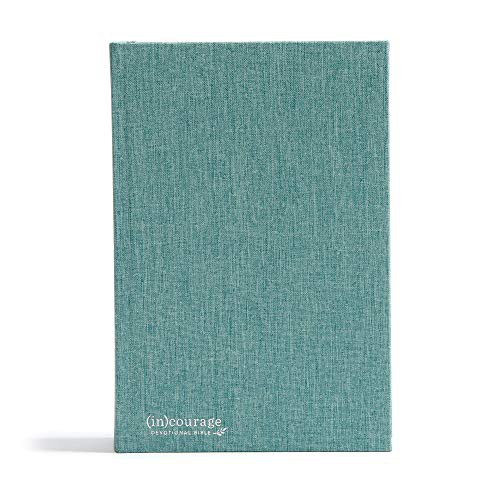 CSB courage Devotional Bible, Green Cloth Over Board, Indexed, Black Letter, Full-Color Design, Notetaking Space, Reading Plans, Ribbon Marker, Sewn Binding, Easy-to-Read Bible Serif Type