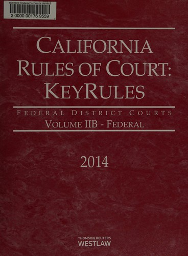 California rules of court