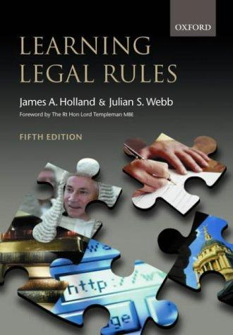 Learning legal rules