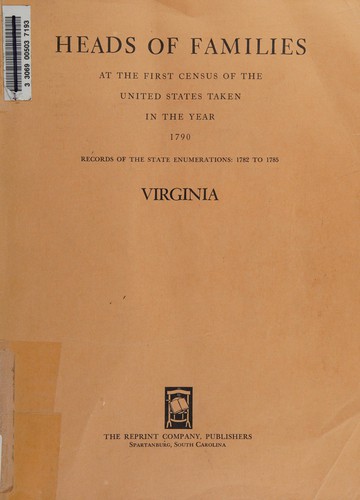 Heads of families at the first census of the United States taken in the year 1790