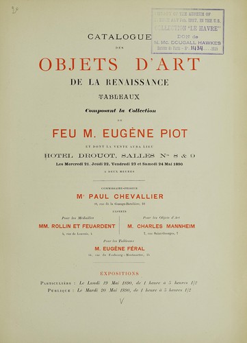 Objets d'art de la Renaissance