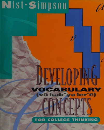 Developing vocabulary concepts for college thinking