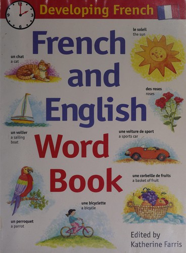 French and English word book