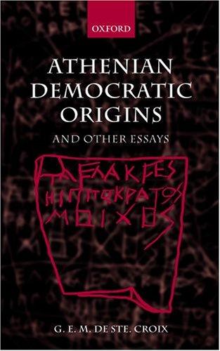 Athenian Democratic Origins