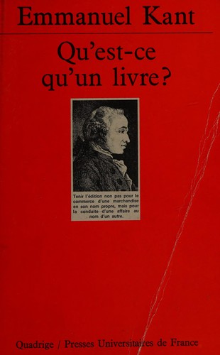 Qu'est-ce-qu'un livre ?
