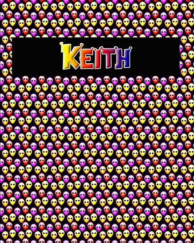 120 Page Handwriting Practice Book with Colorful Alien Cover Keith