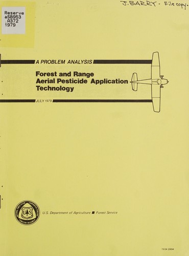 Forest and range aerial pesticide application technology
