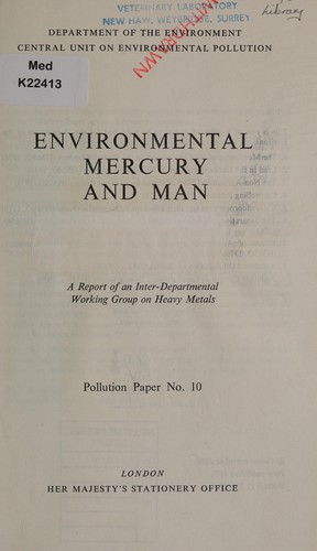 Environmental mercury and man