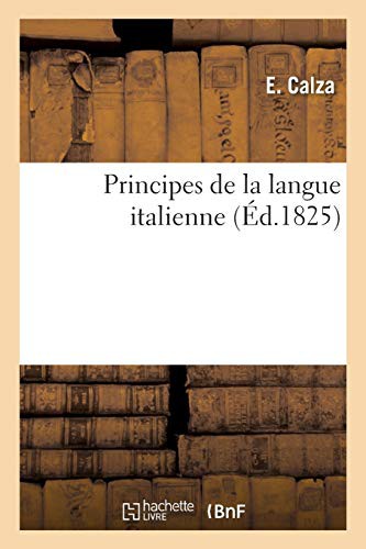 Principes de la langue italienne