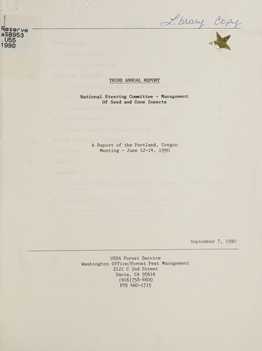 Third annual report