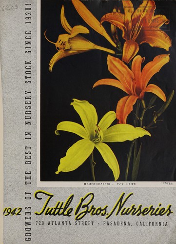 Tuttle Bros. Nurseries, 1942