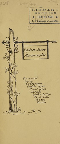 Price list, fall 1943-spring 1944