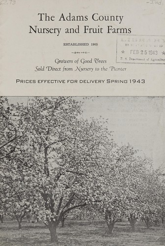 Prices effective for delivery spring 1943