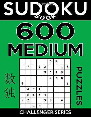 Sudoku Book 600 Medium Puzzles