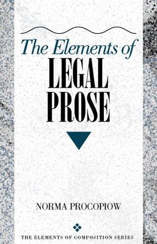 The elements of legal prose