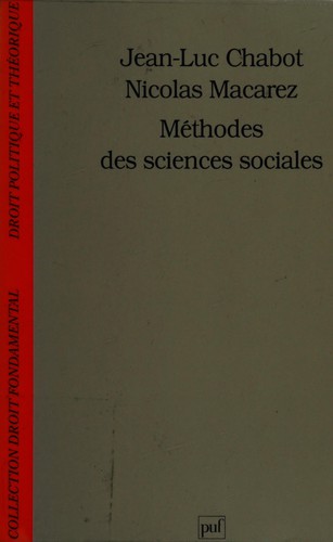 Méthodes des sciences sociales