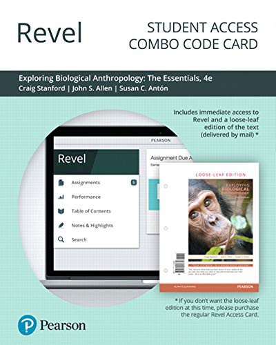 Revel for Exploring Biological Anthropology