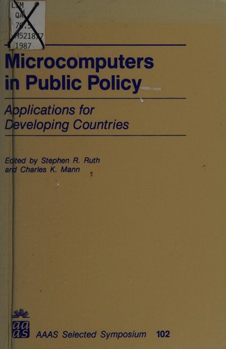 Microcomputers in public policy