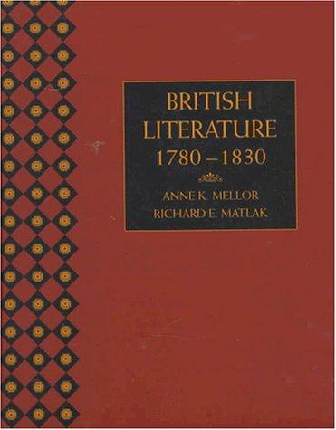 British literature, 1780-1830