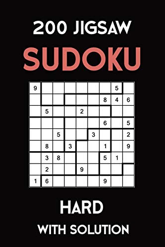 200 Jigsaw Sudoku Hard With Solution