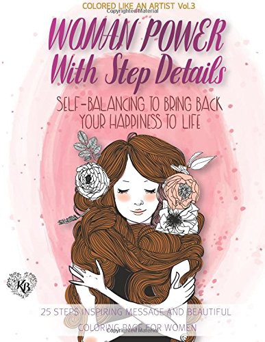 WOMEN POWER, Self-balancing to bring back your happiness to life, Happiness coloring book