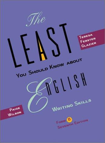 The Least You Should Know About English Writing Skills