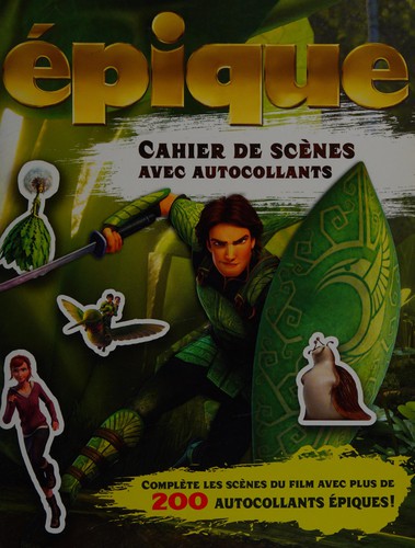 Épique, cahier de scènes avec autocollants