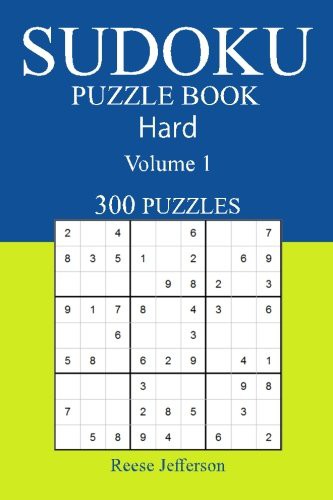 300 Hard Sudoku Puzzle Book