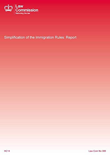 Simplification of the Immigration Rules