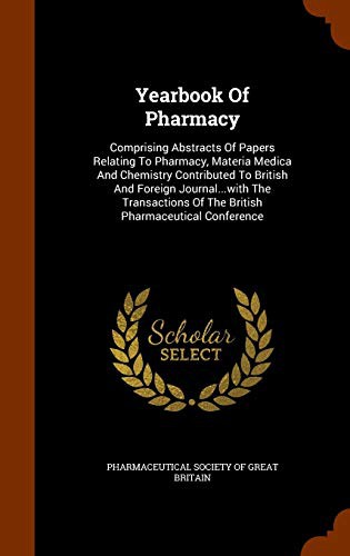 Yearbook Of Pharmacy