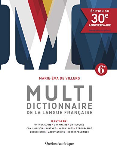MULTIDICTIONNAIRE DE LA LANGUE FRANCAISE