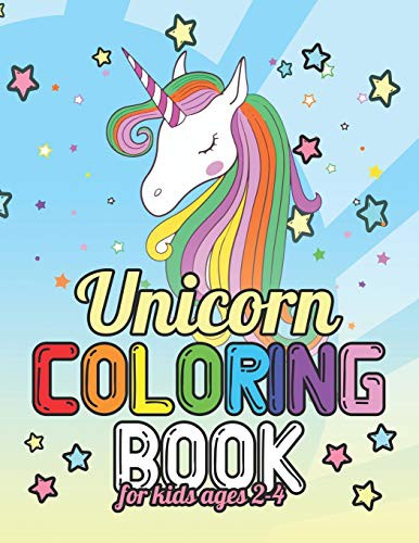 Unicorn Coloring Book for Kids Ages 2-4