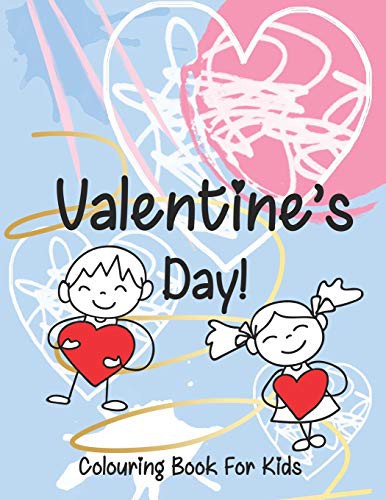 Valentine’s Day colouring book for kids