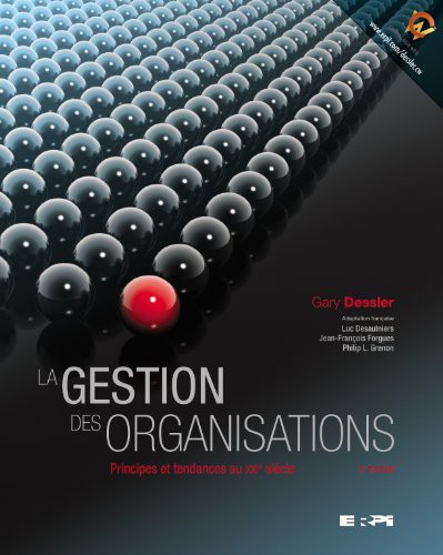 GESTION DES ORGANISATIONS 2E ED