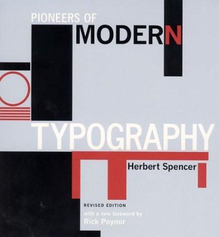 Pioneers of modern typography