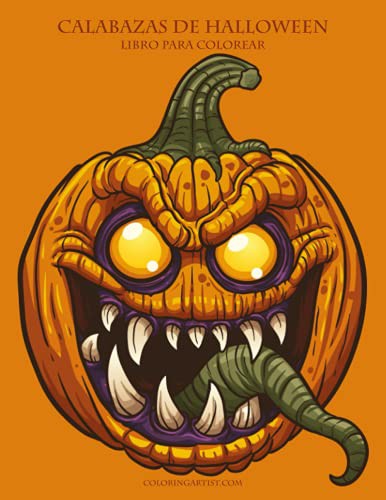 Calabazas de halloween libro para colorear 1