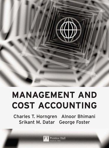 Management and cost accounting