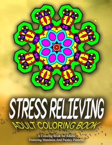 STRESS RELIEVING ADULT COLORING BOOK - Vol.9