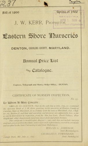 Annual price-list and catalogue