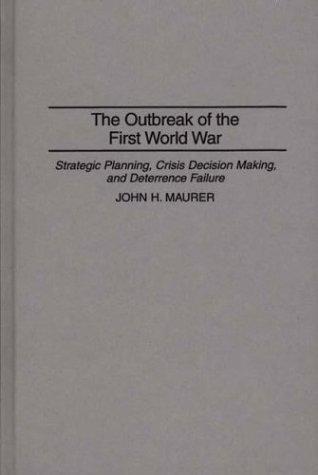 The outbreak of the First World War