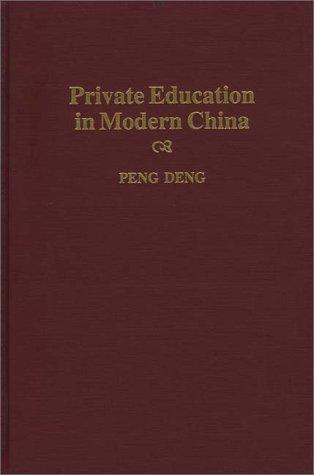 Private education in modern China