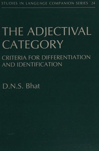 The adjectival category