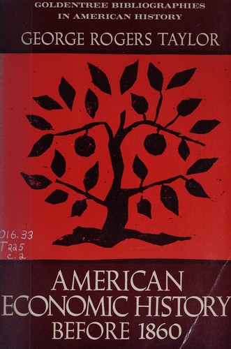 American economic history before 1860