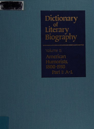 American humorists, 1770-1950