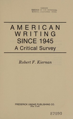 American writing since 1945