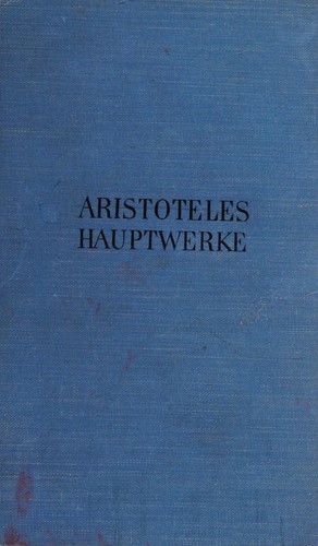 Aristoteles Hauptwerke