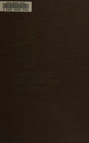 Assessment of behaviour