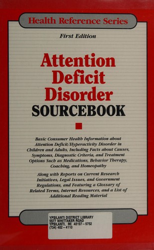 Attention deficit disorder sourcebook
