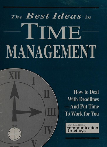The best ideas in time management