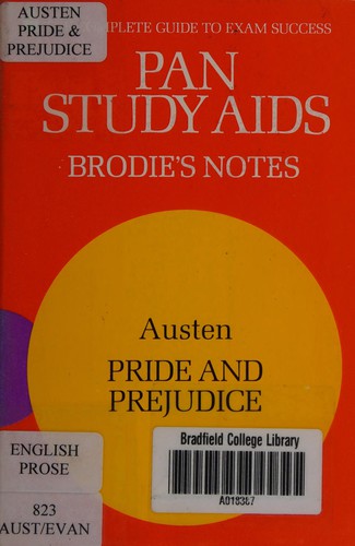 Brodie's Notes on Jane Austen's Pride and Prejudice (Pan Revision Aids)